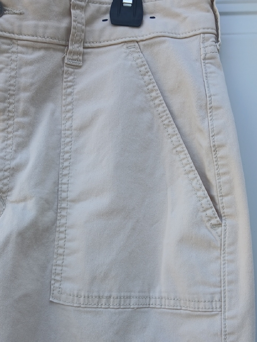 Hollister California Men's Light Beige Cargo Pants Ultra High-Rise Baggy - Picture 5 of 8
